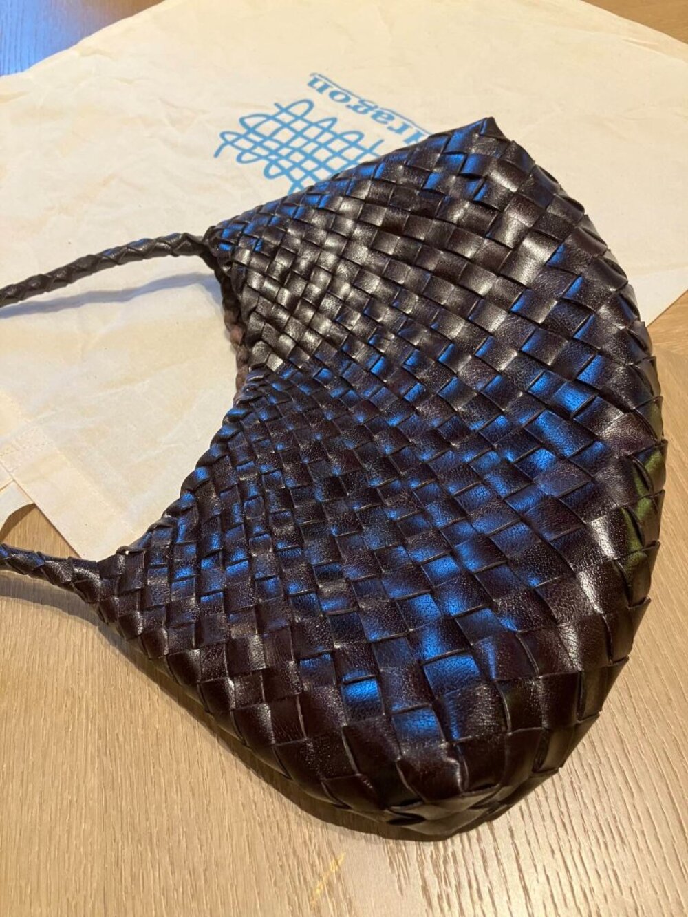Dragon Diffusion Rosanna Woven Leather Bag - Picture 7 of 9